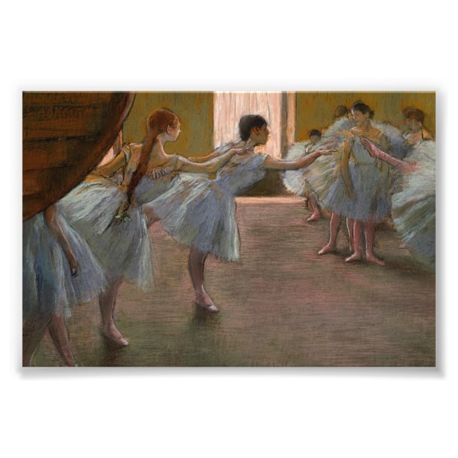 Ballet Rehearsal av Edgar Degas Fototryck (Framsidan)