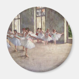 Ballet Rehearsal by Degas Magnet