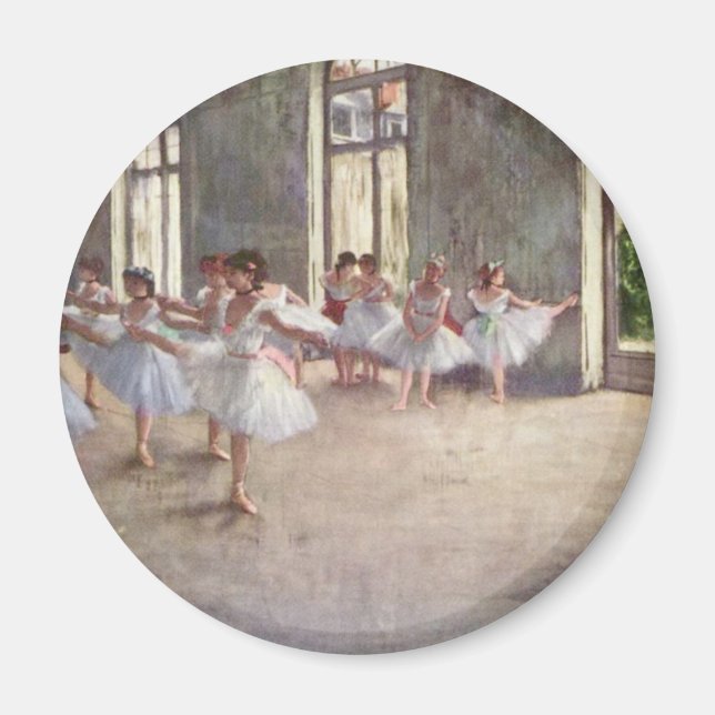 Ballet Rehearsal by Degas Magnet (Framsidan)