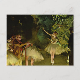 Ballet Rehearsal - Edgar Degas - 1875 Vykort