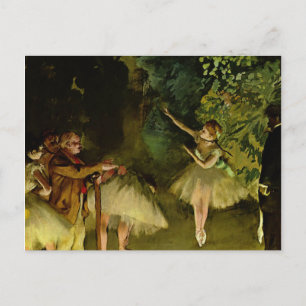 Ballet Rehearsal - Edgar Degas - 1875 Vykort