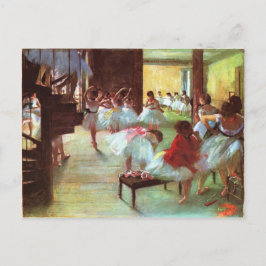 Ballet Rehearsal - Edgar Degas - 1880 Vykort