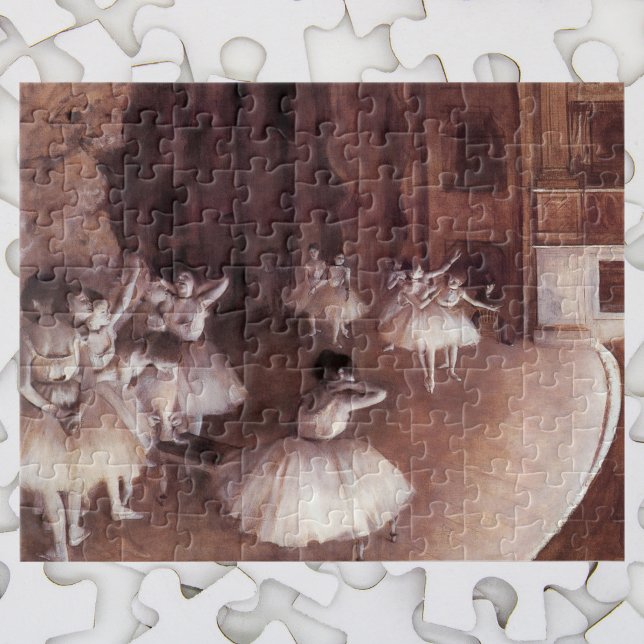 Ballet Rehearsal på scenen av Edgar Degas Pussel (Skapare uppladdad)