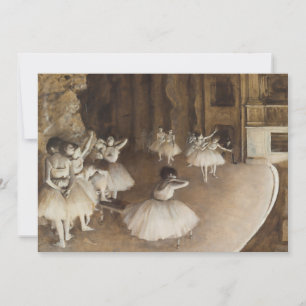 Ballet Rehearsal på scenen Edgar Degas