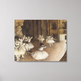 Ballet Rehearsal på scenen | Edgar Degas Canvastryck
