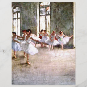 Ballet Rehearsal Reklamblad
