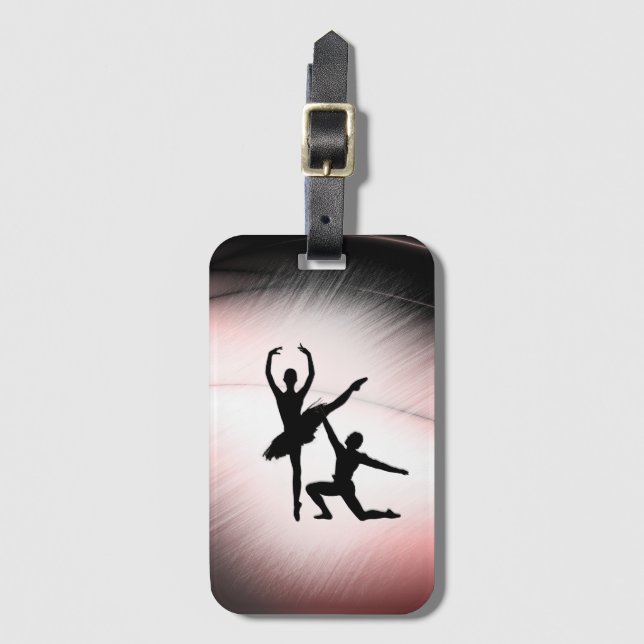 Ballet Rosa par Dance-dekorfärg Bagagebricka (Framsida vertikal)