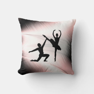 Ballet Rosa par Dance-dekorfärg Kudde