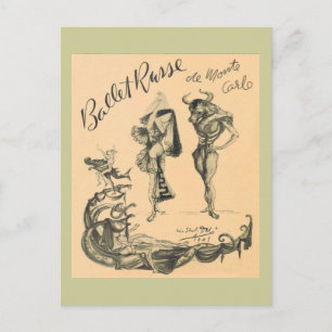 Ballet Russe de Monte Carlo Vykort
