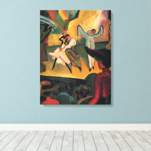 Ballet Russes, Ryska baletten av August Macke Canvastryck