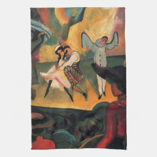 Ballet Russes, Ryska baletten av August Macke Kökshandduk