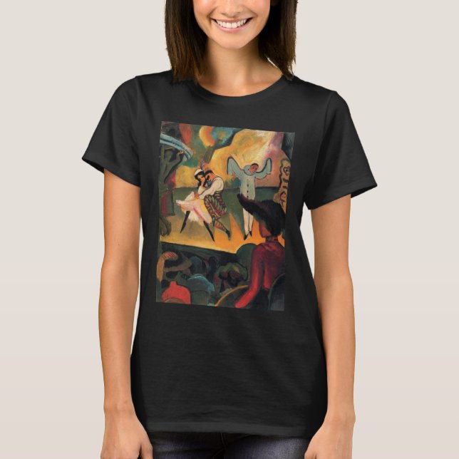 Ballet Russes, Ryska Baletten av August Macke Tee Shirt (Framsida)