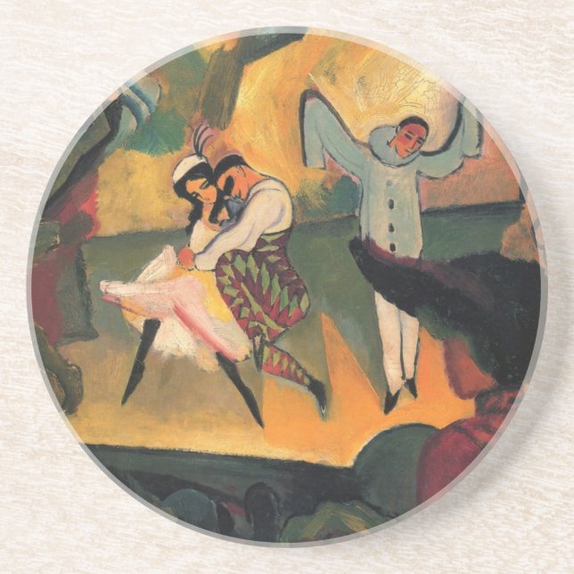 Ballet Russes, Ryska baletten av August Macke Underlägg Sandsten (Framsidan)