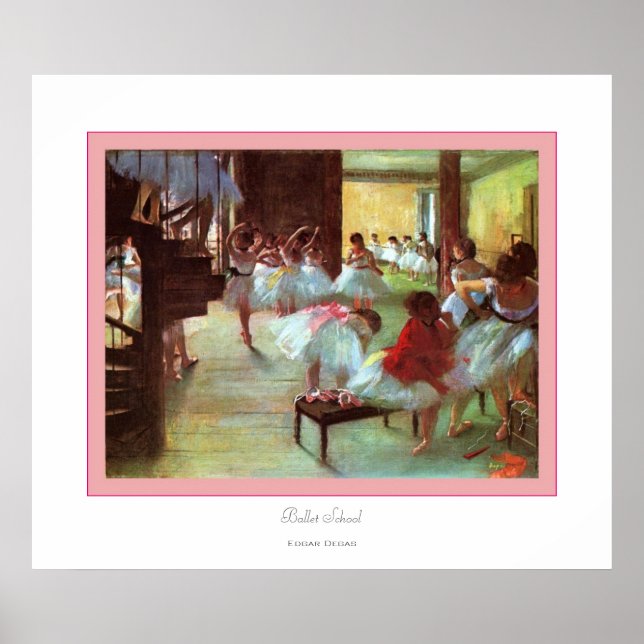 Ballet School~ Edgar Degas Poster (Framsidan)