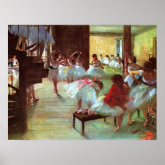 Ballet School ~ Edgar Degas Poster