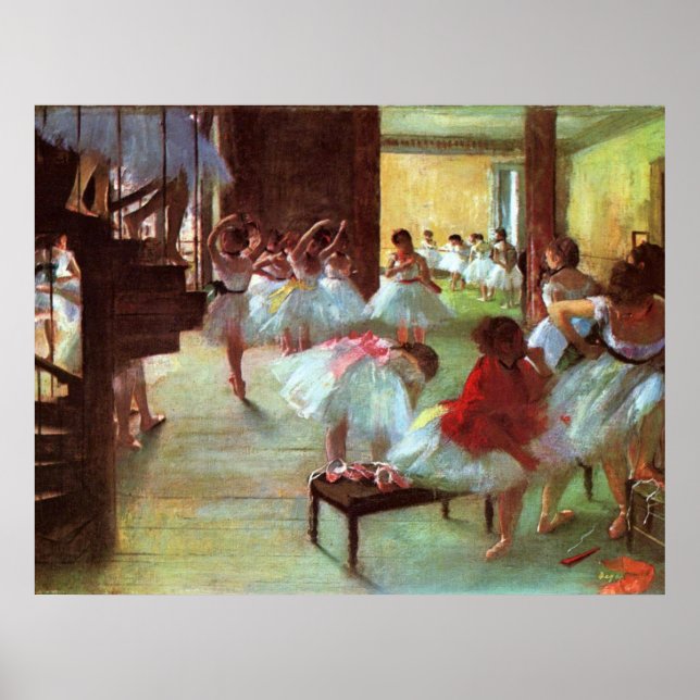 Ballet School ~ Edgar Degas Poster (Framsidan)