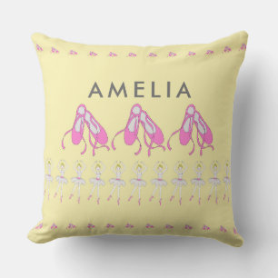 Ballet Shoes Personlig Cushion Kudde