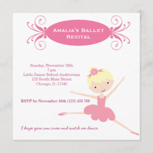 Ballet skäl inbjudningar