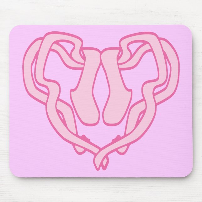 Ballet Slipper Heart Musmatta (Framsidan)