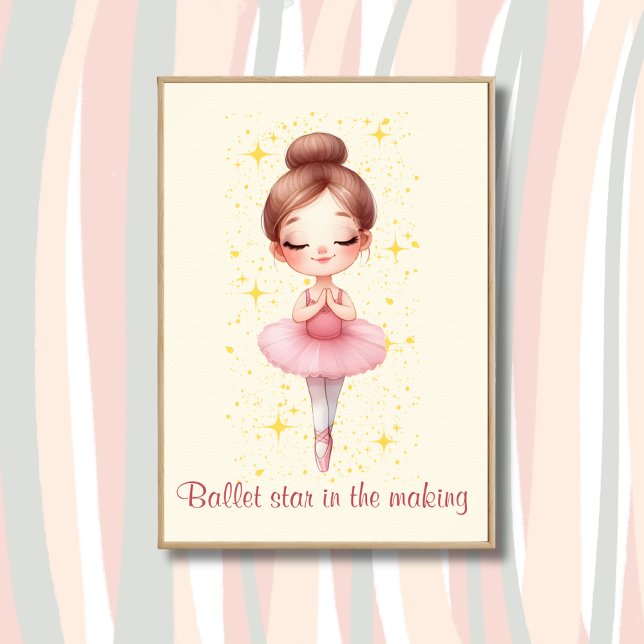 Ballet Star Girl Poster (Skapare uppladdad)