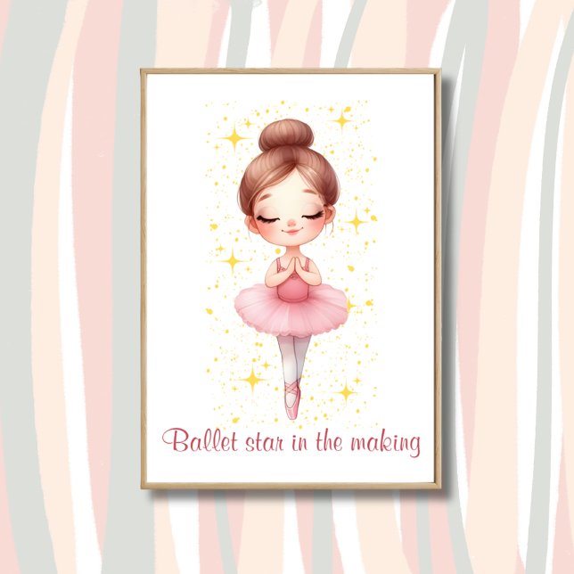 Ballet Star Girl Poster (Skapare uppladdad)