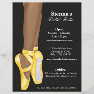 Ballet Studio Reklamblad