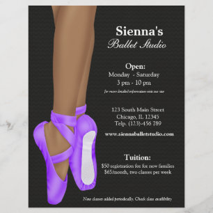 Ballet Studio Reklamblad