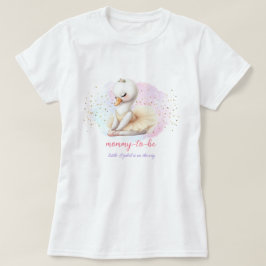 Ballet Svan Flicka visar Mamma-to-be T Shirt