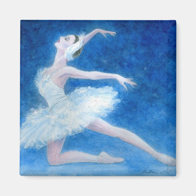 Ballet svan Sjö Magnet (Framsidan)