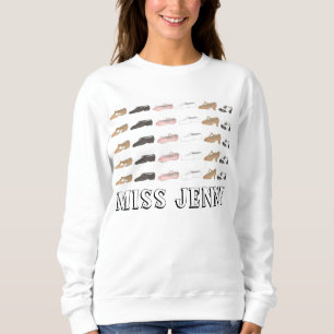 Ballet Tap Personlig Dance Teacher Sweatshirt T-shirt