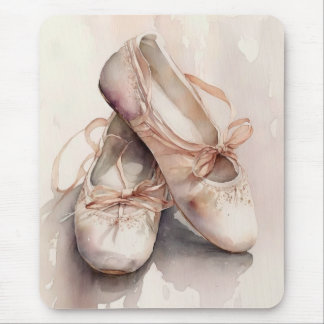 Ballet Tofflor Generative Innehåll Watercolor Musmatta