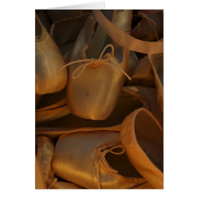 Ballet Tofflor II Hälsningskort (Framsidan)