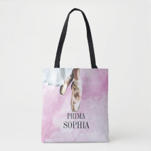 Ballet Tofflor Personal Prima Pointe Rosa Tygkasse
