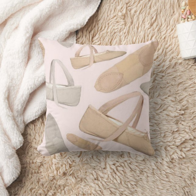 Ballet Tofflor Pillow Kudde (Filt)