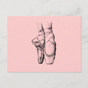Ballet Tofflor Vykort