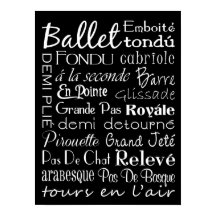Ballet Tunnelbanan Art Poster