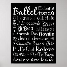 Ballet Tunnelbanan Art Poster