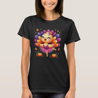 Ballet Turkiet Ballet Dancer Fall Dance Girls T Shirt