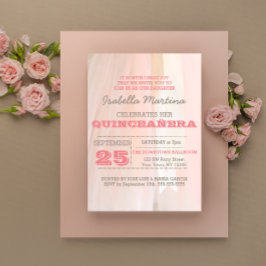 Ballet Tutu Quinceañera-inbjudan Inbjudningar