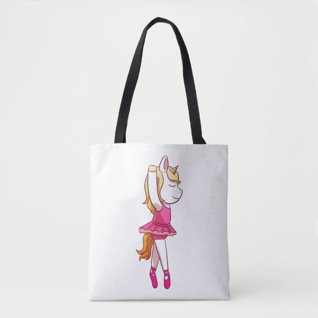Ballet Unicorn Ballerina Unicorn Tygkasse (Framsida)