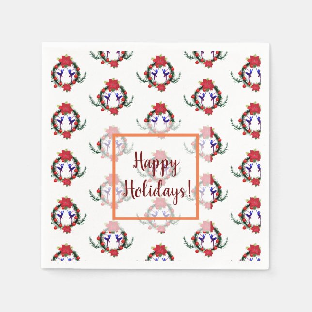 Ballet Winter-Helgdagar Pappersservett (Framsidan)