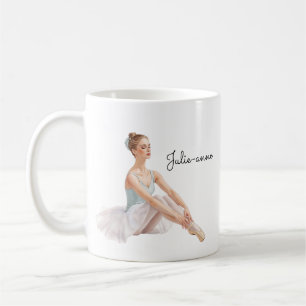 Ballet Woman Personlig Kaffemugg