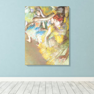 Balletdansare på scenen av Edgar Degas Canvastryck
