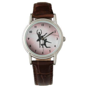 Balletpar Dansar Rosa Accent Armbandsur