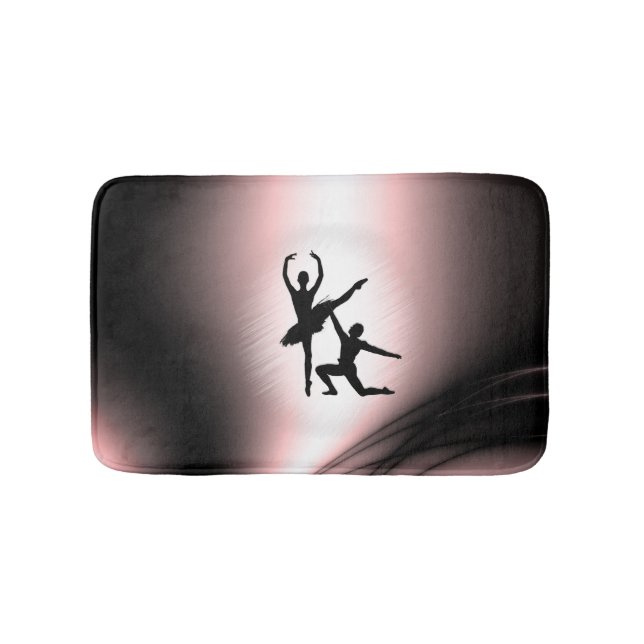 Balletpar Dansar Rosa Accent Badrumsmatta (Framsidan)