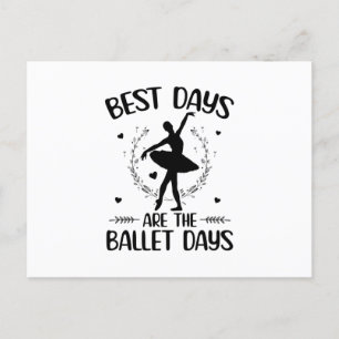 Balletsägningar Ballerina Dans Hobbypresenter Vykort