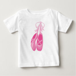 Balletskor, baletttofflor, balettdans, Rosa T Shirt