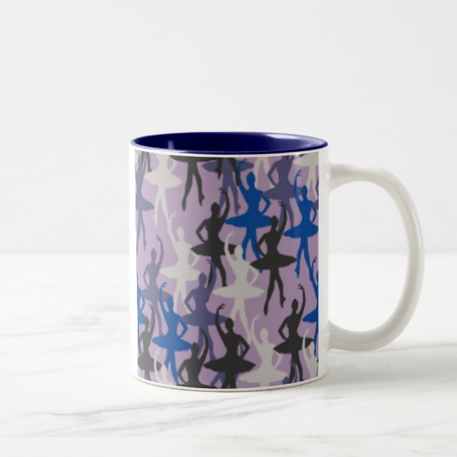 BALLETT MÖNSTRAD KAFFEKOPPAR - BÄSTA TEKOPPAR (Höger)