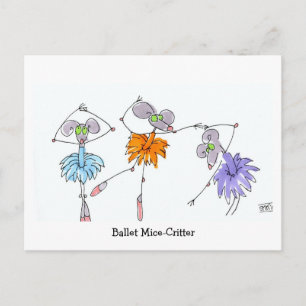 Ballett Möss-Kritter Vykort