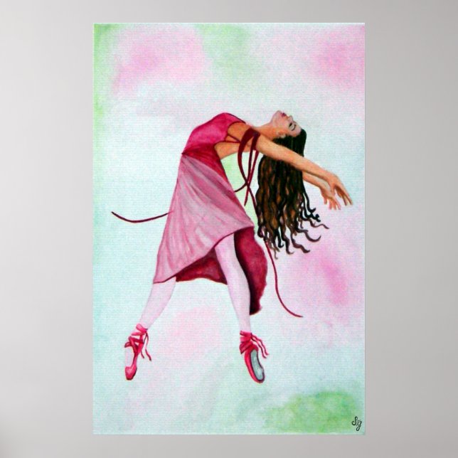 Balletten i rosa poster (Framsidan)